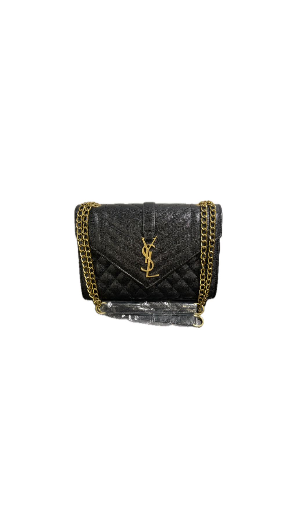 Yves Saint Laurent quiltad handväska med kedja