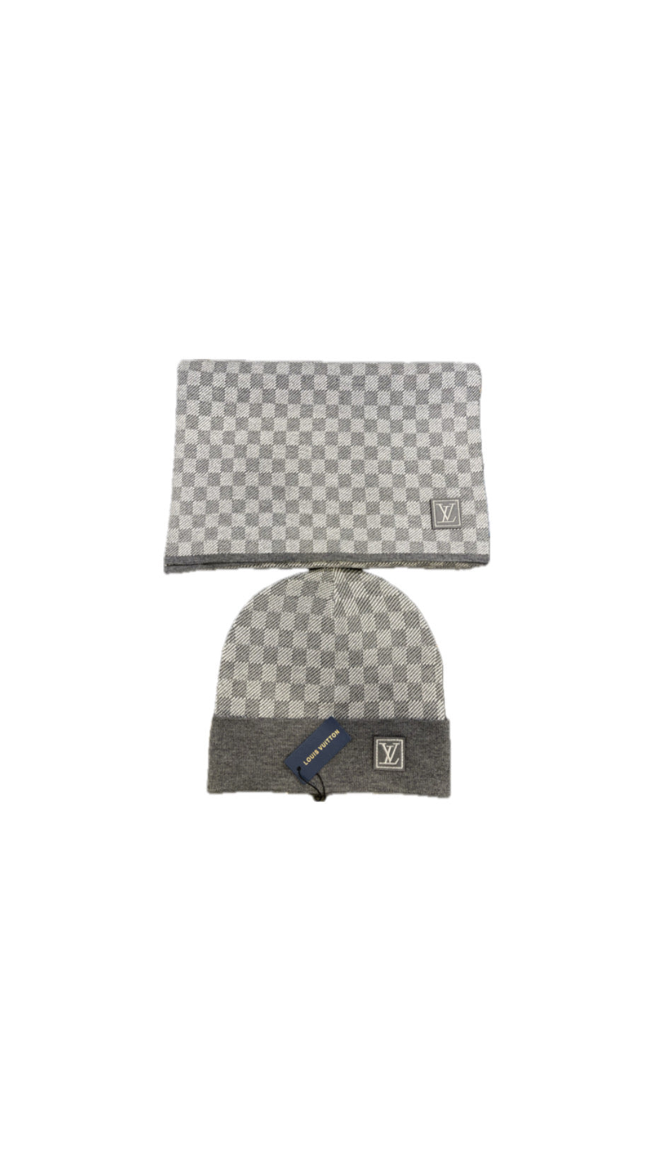 Louis Vuitton mössa och halsdukset